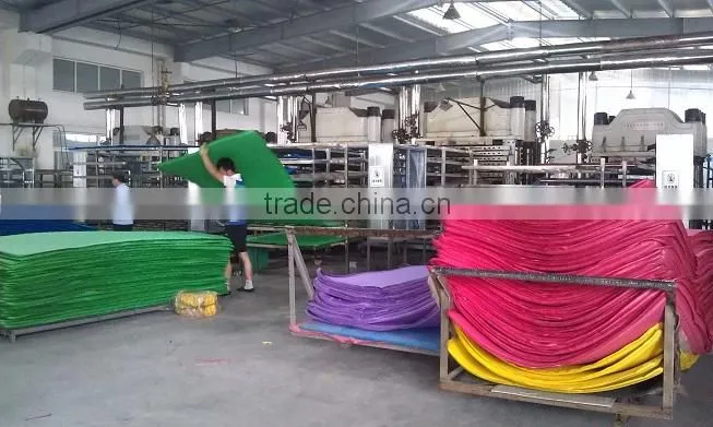 EVA laminated interlock flooring tiles