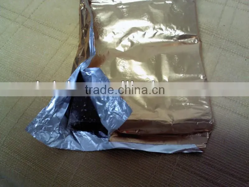 Embossed flexo printed aluminum foil chocolate wrapping paper/chocolate paper