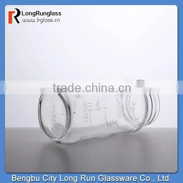 LongRun 23oz high quality and inexpensive glassware healthful glass jar made in China