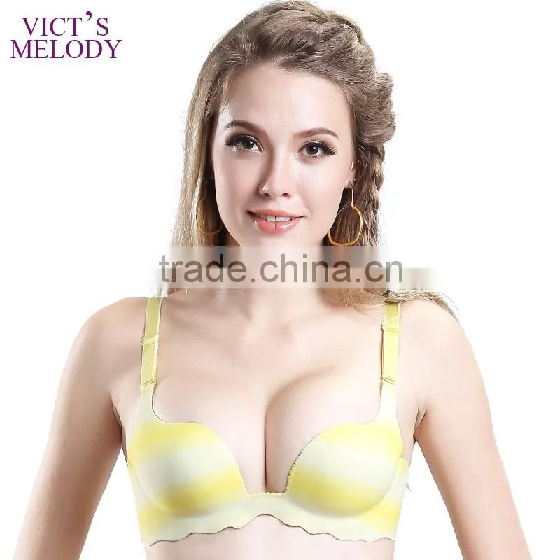latest fashion cup shape one piece seamless bra
