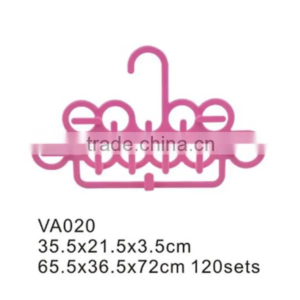 VA020 various new style store suits plastic garment laundry hanger with hook