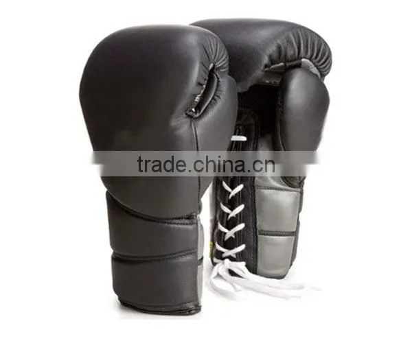 Leather professional boxing gloves