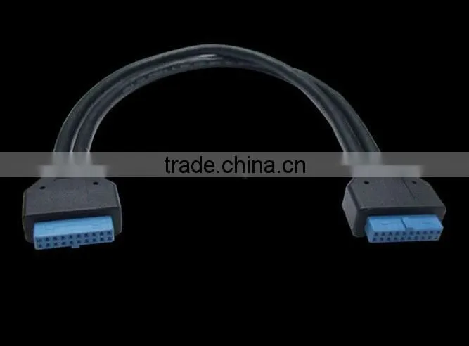 USB 3.0 20P Female to Dual Double Micro USB 3.0 Male