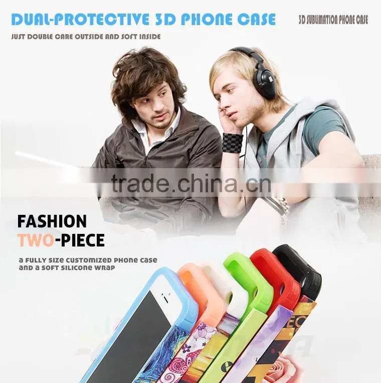 3D Sublimation Phone Case With Soft Silicon mobile cover