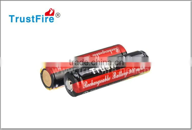 Powerful TF rechargeable battery TrustFire 14500 Li-ion battery 3.7V 900mAh rechargeable lithium battery with PCB