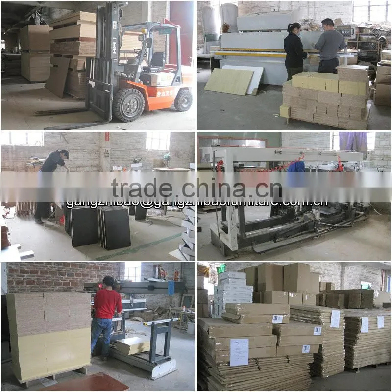 2014 new modern office triangle workstation for three people E-502