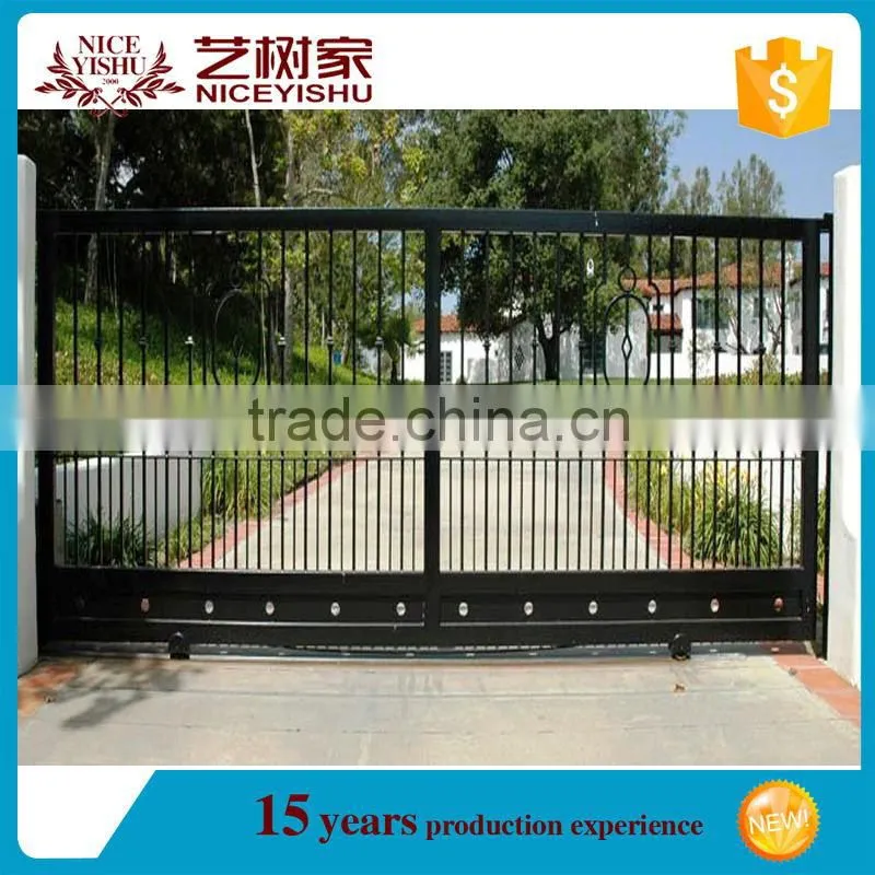Forged wrought iron driveway modern iron gates design on alibaba online shopping