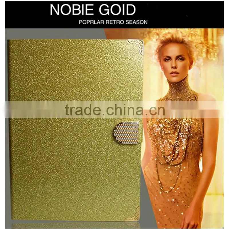 glitter bling wallet pattern PU leather tablet case for ipad mini air pro 2 3 4 5 for xiaomi mipad for dell for zte