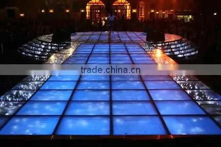 new arrival aluminum assemble glass stage with adjustable height