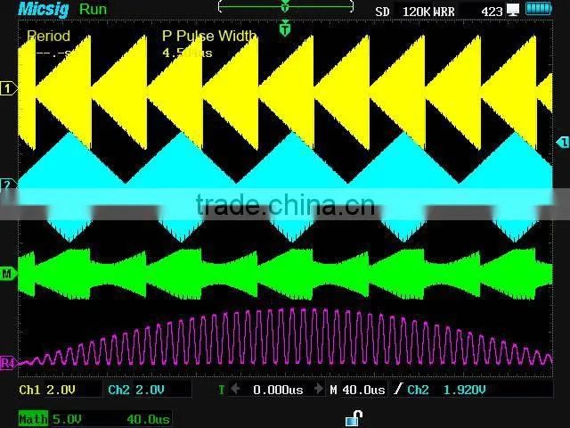 Micsig handheld 100MHz oscilloscope Tablet Oscilloscope Support touch screen operation MS210T Series 10 physical measurements