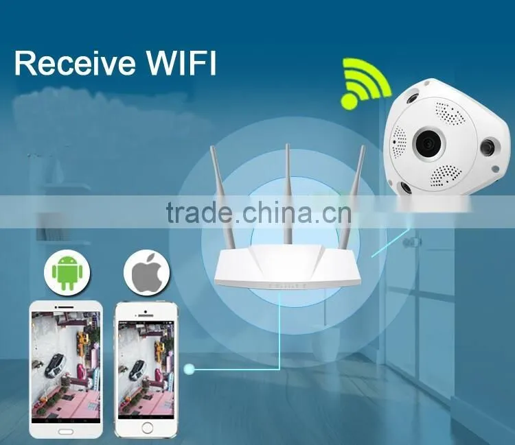 2016 VR camera VR Waterproof Dome Camera with 3D panaroma effection