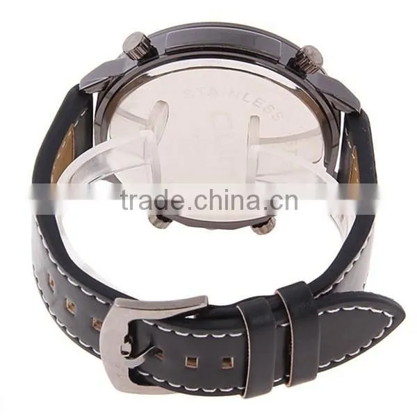 Top Quality Leather Design Personality Sport Watch