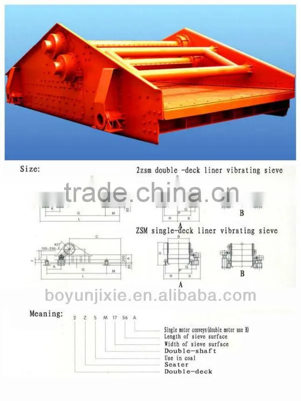 screening machine sand sieving machine vibrating screen for gravel