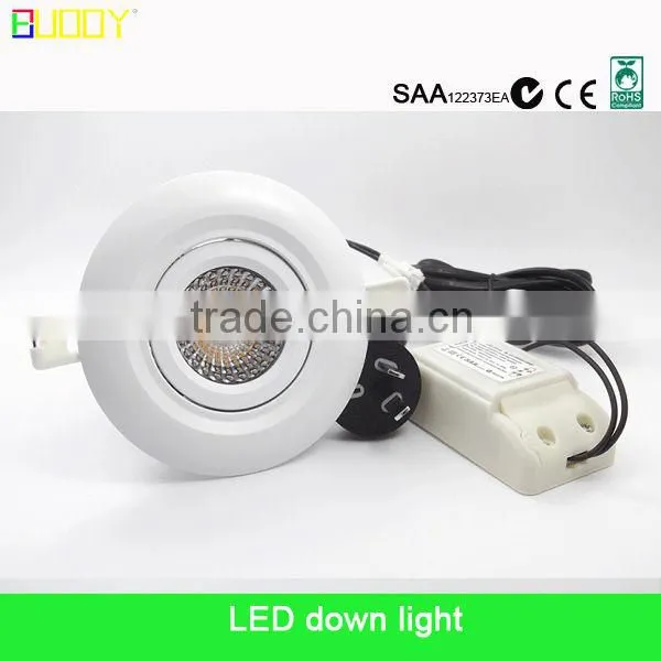 2015 12W Hotsales dimmable led downlight ( 78-90mm cutout size )