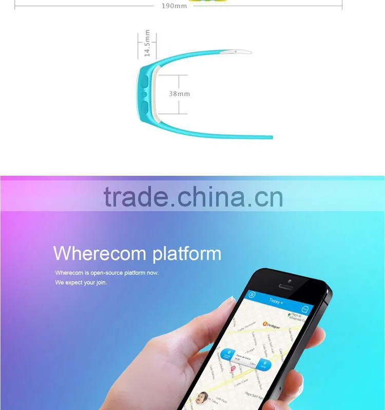 Upgraded version child GPS watch gps tracking watch OK to develop APK for customers