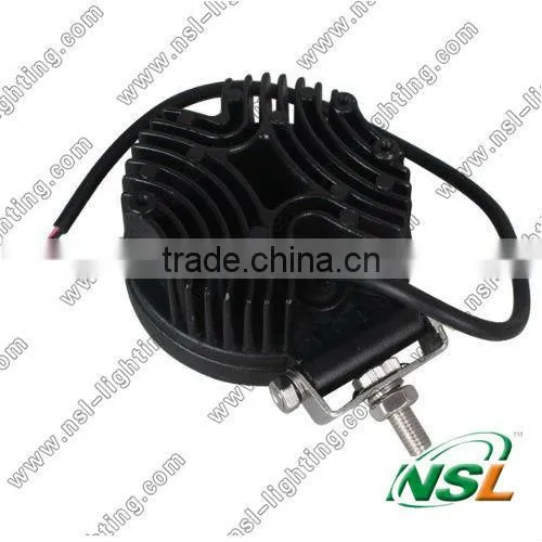 4 inch 27W LED Working Light Round Flood Beam Motorcycle Tractor Truck Trailer SUV JEEP Offroads Boat Work light 12V 24V