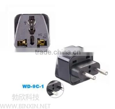 Top sale alibaba China south africa to European plug adaptor