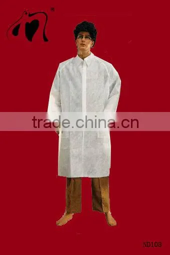 nonwoven disposable protective gown