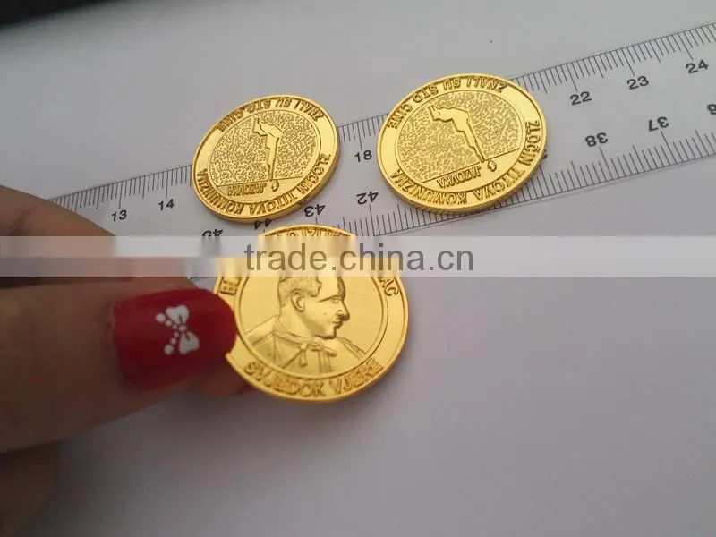 Custom commemorative souvenir coin medallion,metal zinc alloy coin,memory silver medal coin