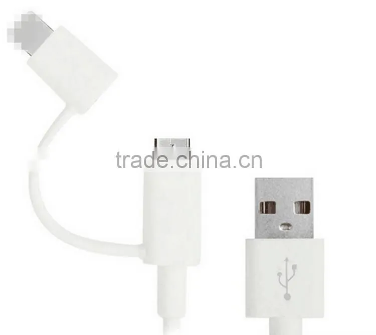 Best price high quality for IOS and android 2 in 1 MFI cable USB cable