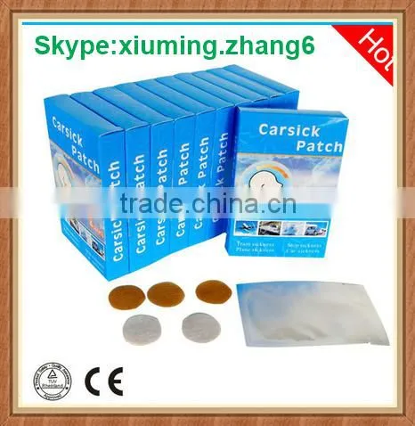 patches for car sickness symptoms by cars, ships, airplanes, trains