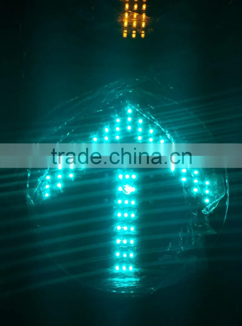 8" traffic light lens red yellow green arrow