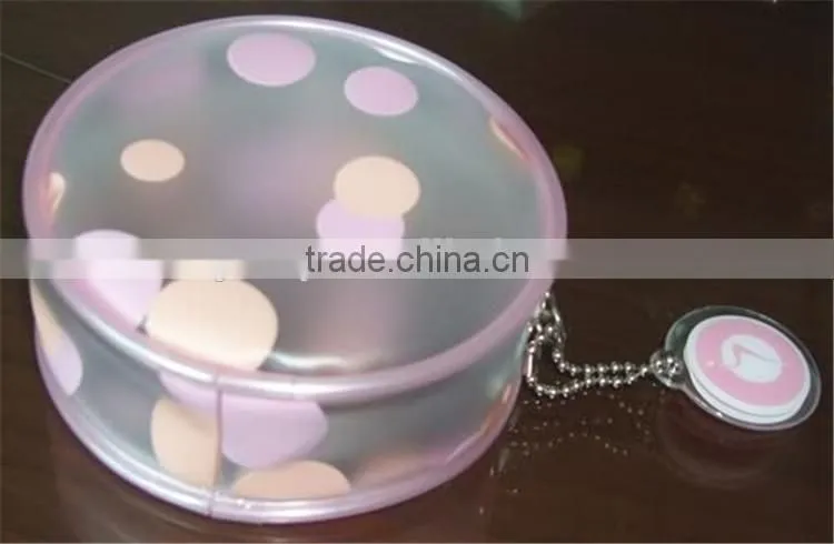 Custom Plastic PVC clear bag with logo print