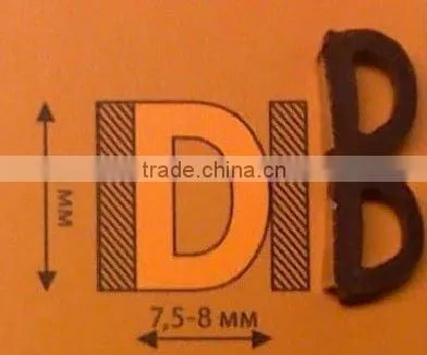 adhesive rubber seal strip
