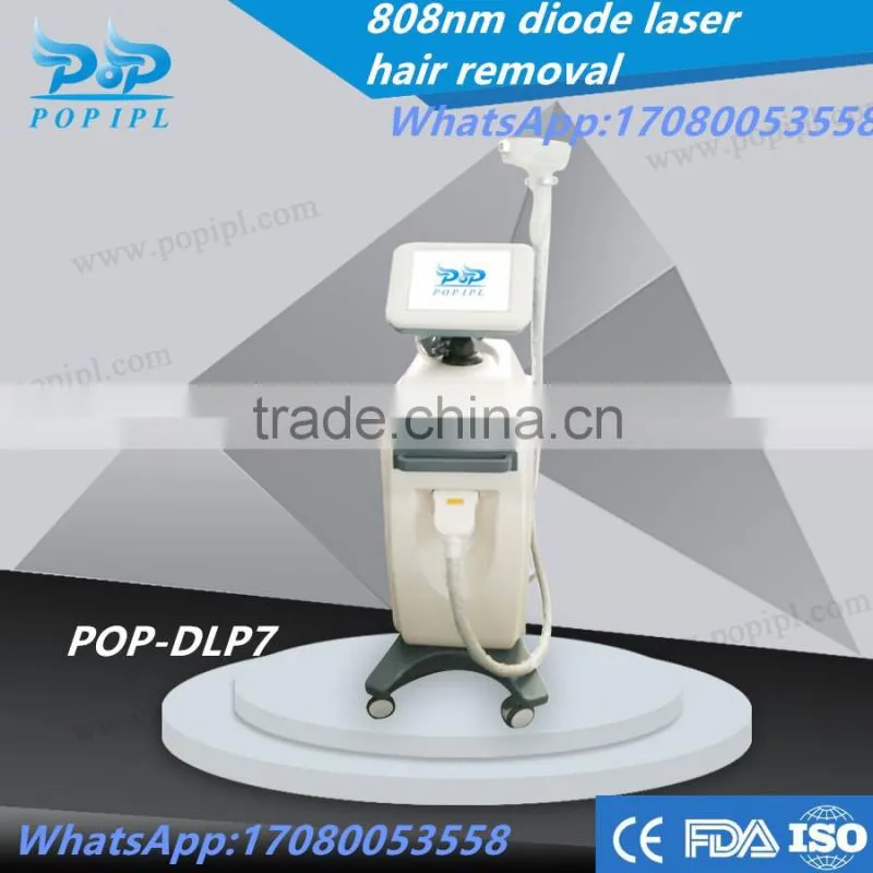DLP7 MACHINE beauty Diode Laser 808nm machine for hair removal symptoms with CE POP- DL7808nm diode laser machine for POPIPL
