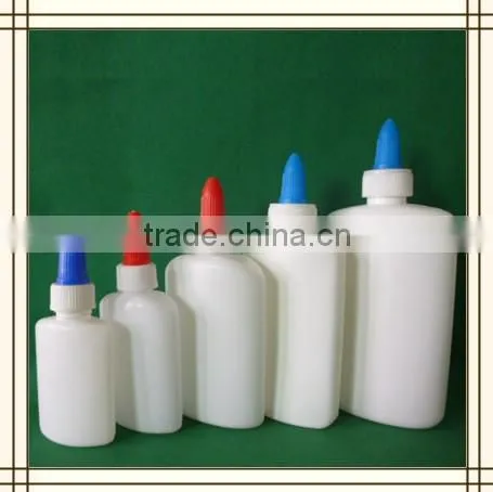wholesale cheap white&wood adhensive glue bottle