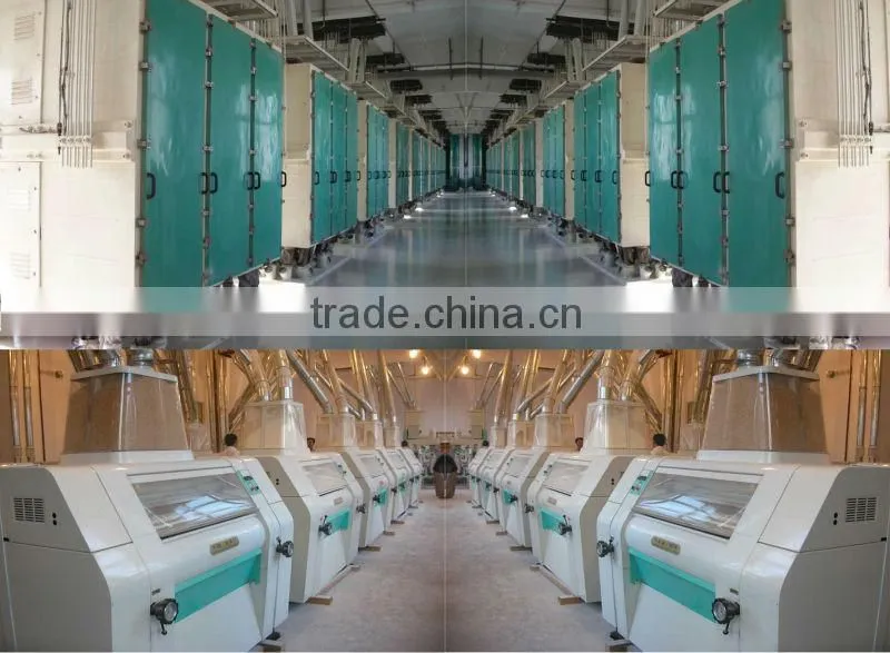 wheat flour mill machine for export 10ton to 1000ton/24hour