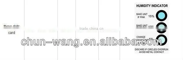2015 Hot Selling Six Dots Humidity Indicator Paper
