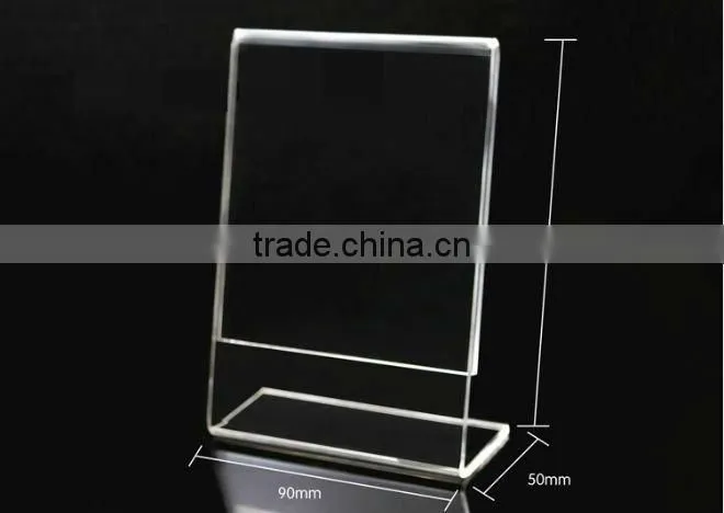 clear plastic price label holder