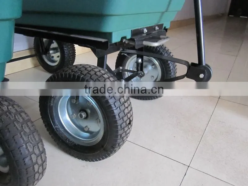 TC3080PL Garden Tipcart , poly tipper cart , ATV trailer