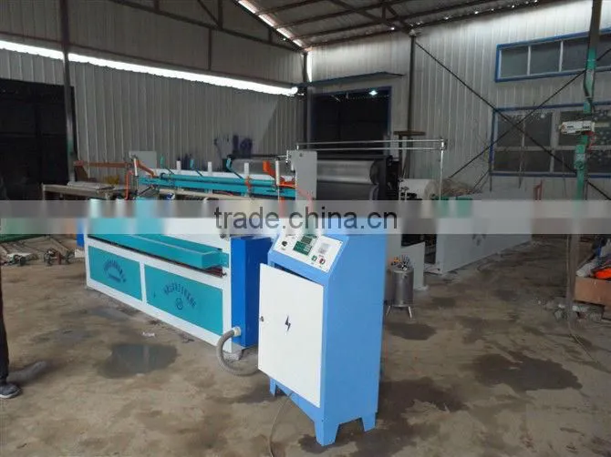 Advanced 1092mm toilet paper rewinding and slitting machine with paper core