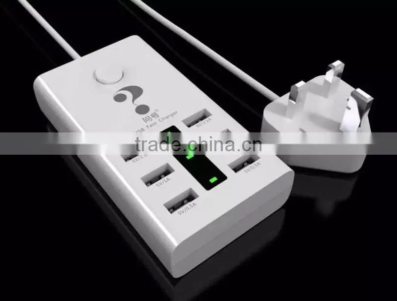 7.2A 6 port Smart USB Desktop Charger Station