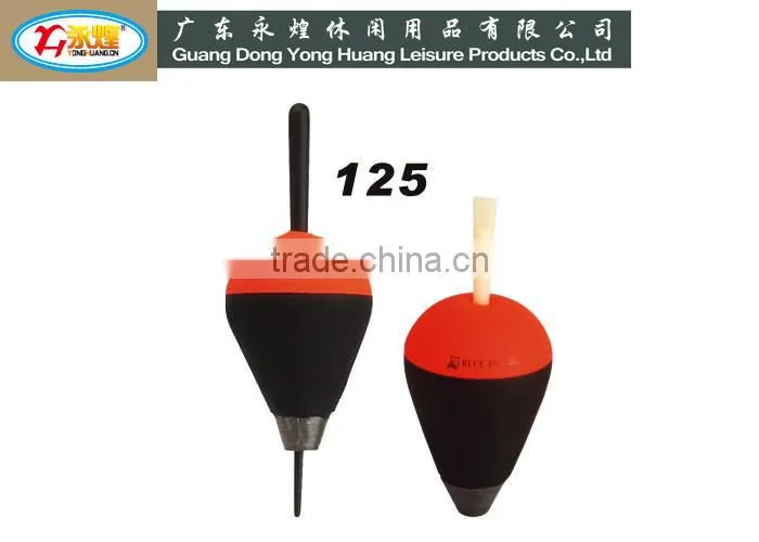 black orange colour float EVA fishing floats size #125 fishing float