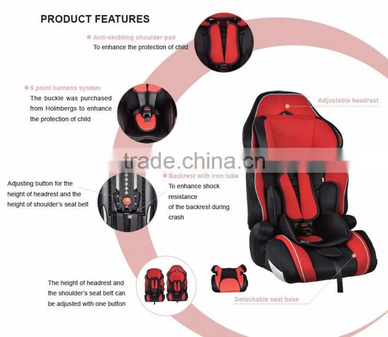 ece r44 04 baby car seat belt silicone baby product