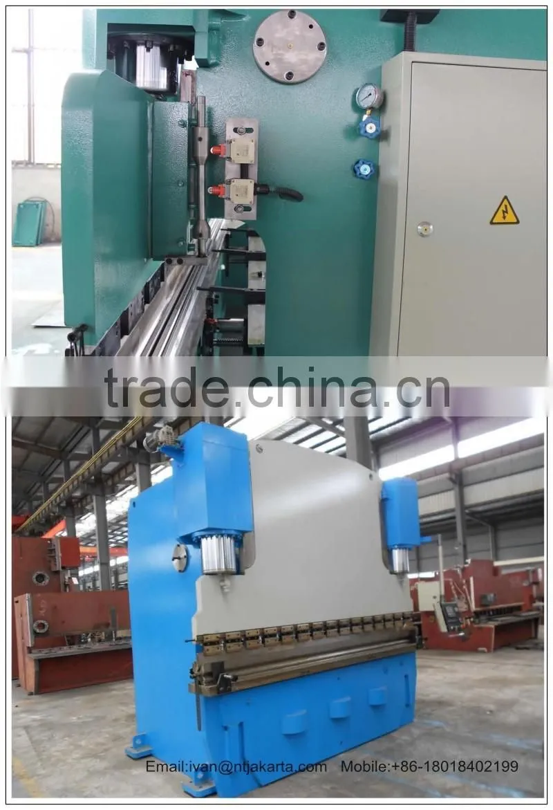 2015 NEW WC67Y-200T3200 hydrulic plate semi-automatic press brake bending machine manufacturer