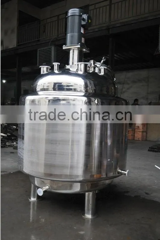 1000L stainless steel reactor kettle for chemical