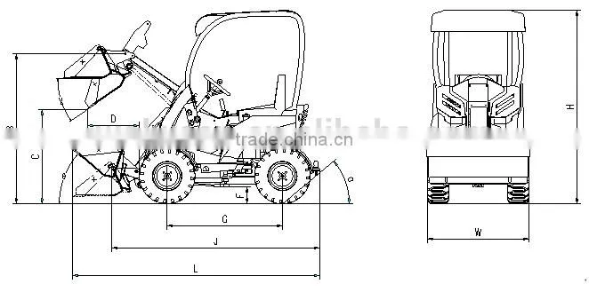 china made loader GN200