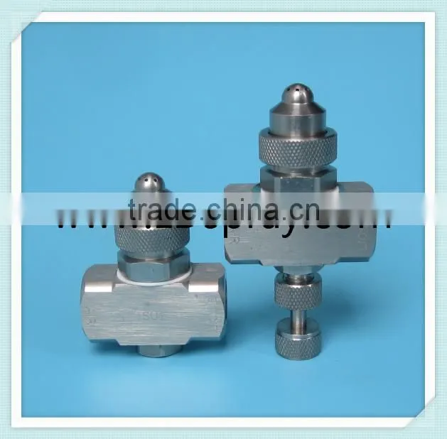 Pressure type wide angle round (6 holes) air atomizing full cone nozzle