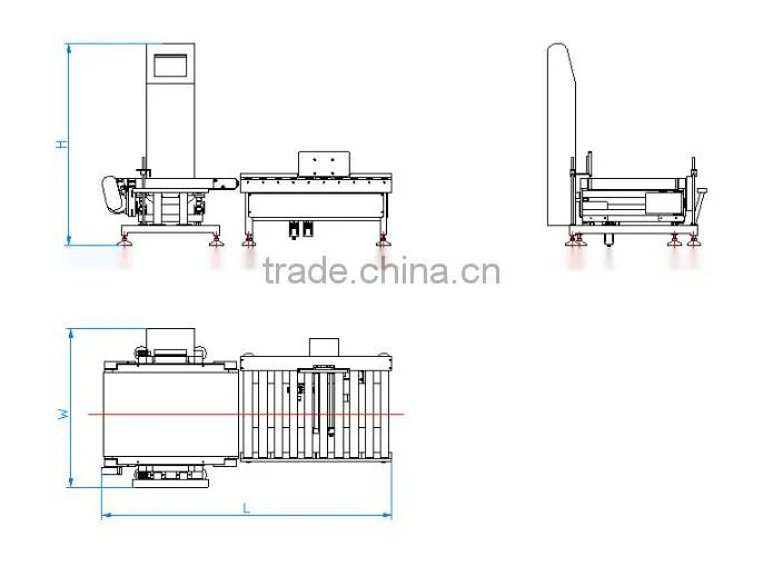 Automatic Weight Inspection Machine Check Weigher for Small Business