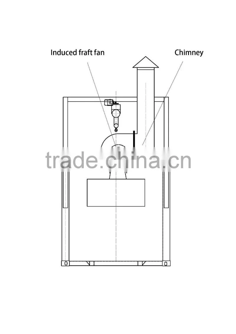 Firewood heating drummed bitumen decanter