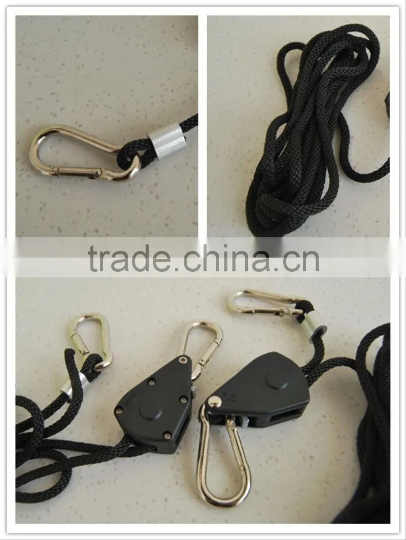 20161/8 greenhouse rope ratchet for grow light reflector /factory direct sale