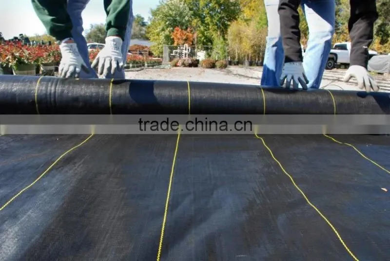 Weed control fabric pp woven weed mat