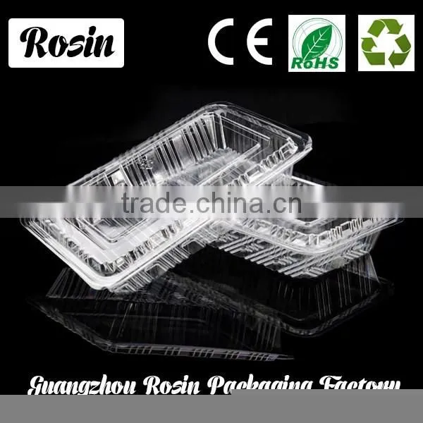 2016 hot sale clear PET/PP plastic sandwich box /container