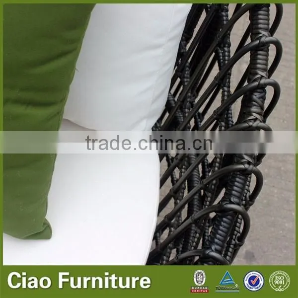 12mm Round Hillow Wicker Sofas Garden Furniture