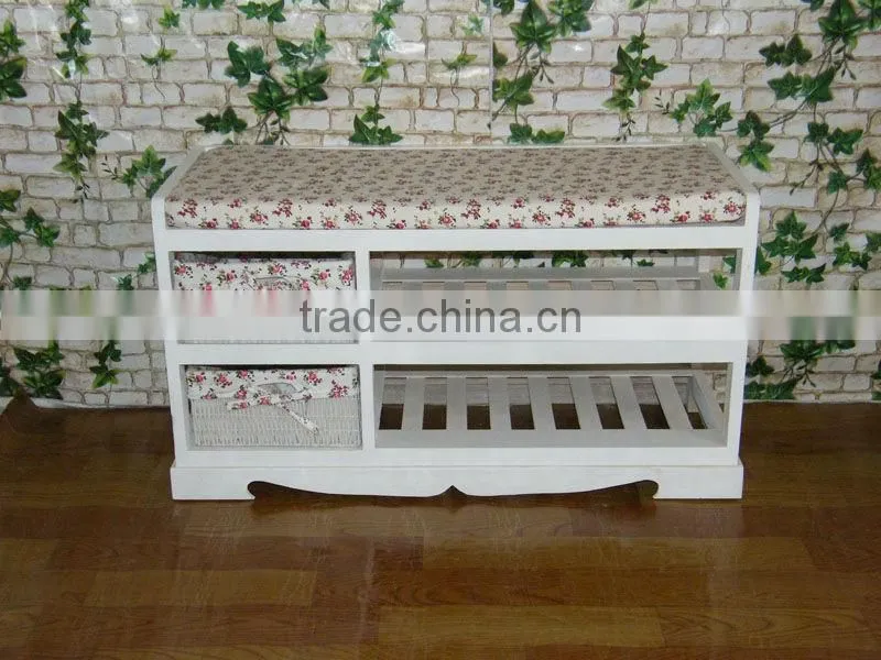 home decor wooden shoe rack, wooden footstool,wooden shoes shelf