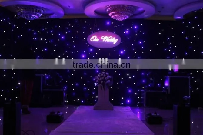 favorable price top quality led star cloth
